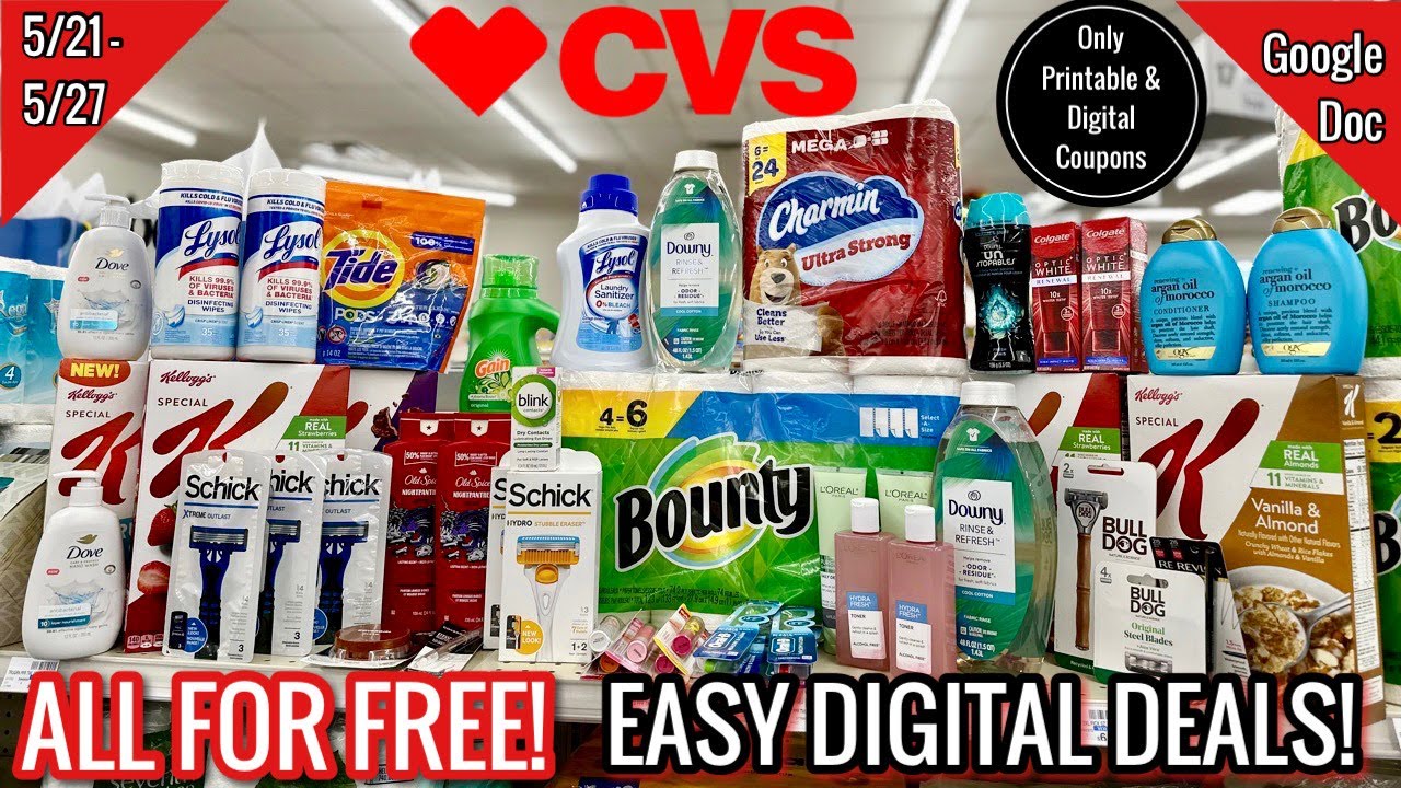 CVS Free & Cheap Couponing Deals & Haul |5/21- 5/27 | Easy Newbie Digital Deals| Learn CVS Couponing
