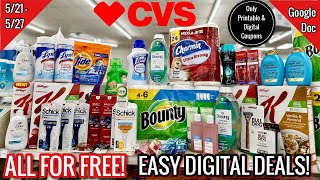 CVS Free & Cheap Couponing Deals & Haul |5/21- 5/27 | Easy Newbie Digital Deals| Learn CVS Couponing