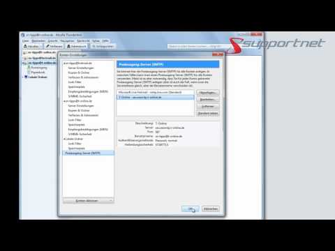 In Thunderbird weiteres E-Mail-Konto einrichten am Beispiel t-online.de. Supportnet Tipp