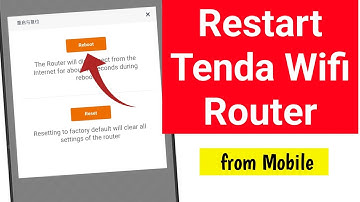 How to Restart Tenda WiFi Router | Easy Reboot Method (2025)