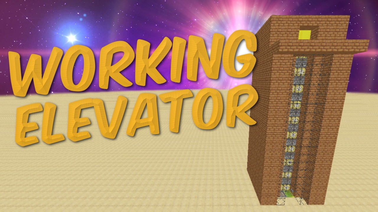 How To Make An Elevator In Minecraft Minecraft Tutorial Redstone