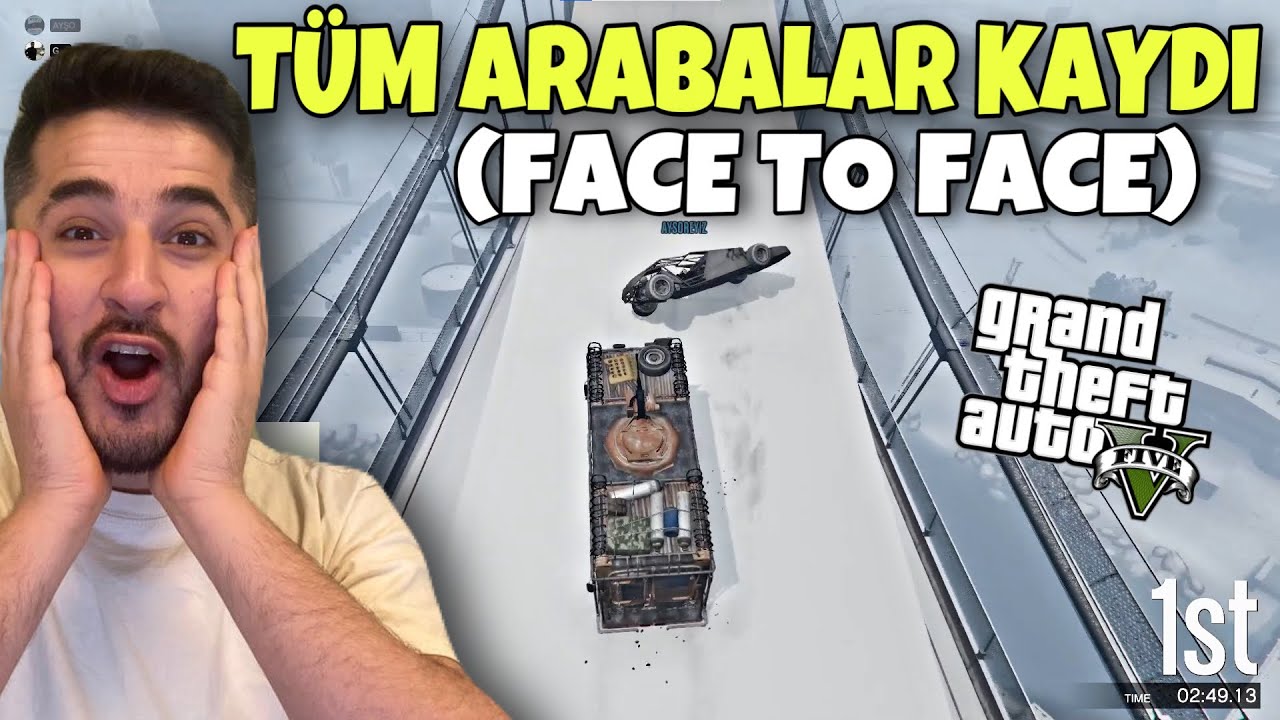 KARLI FACE TO FACE HARİTASINDA GEBLO'YA KIŞKIRTMA! TÜM ARABALAR KAYDI! -GTA 5 PLALIST