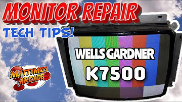 Arcade Monitor Repair and Tech Tips: WGK7500 Part 1