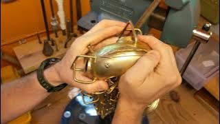 Saxophone Repair Topic: Dent Removal Example 1