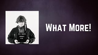 Video thumbnail of "Jamie Webster - What More! (Lyrics)"
