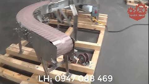 BĂNG TẢI CONG INOX XICH NHỰA