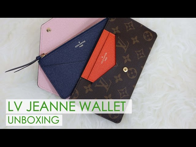 Louis Vuitton Monogram Jeanne Wallet w/ Box
