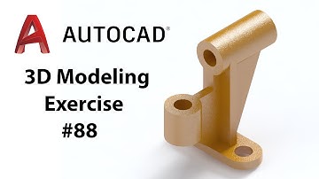 AutoCAD 3D Modeling - Exercise #88 - Basic to Advance in Hindi