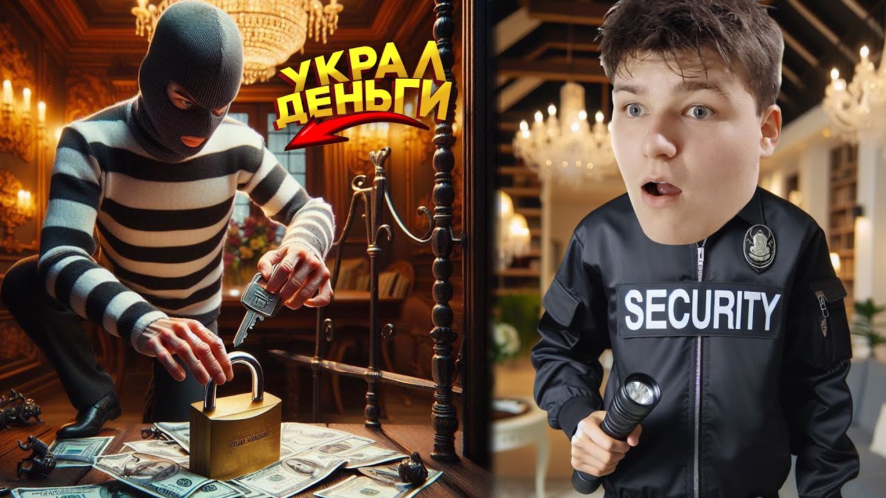 Вор УКРАЛ у Меня 1.000.000$ из под НОСА! НЕНАВИЖУ! ВОР VS ОХРАННИК ...