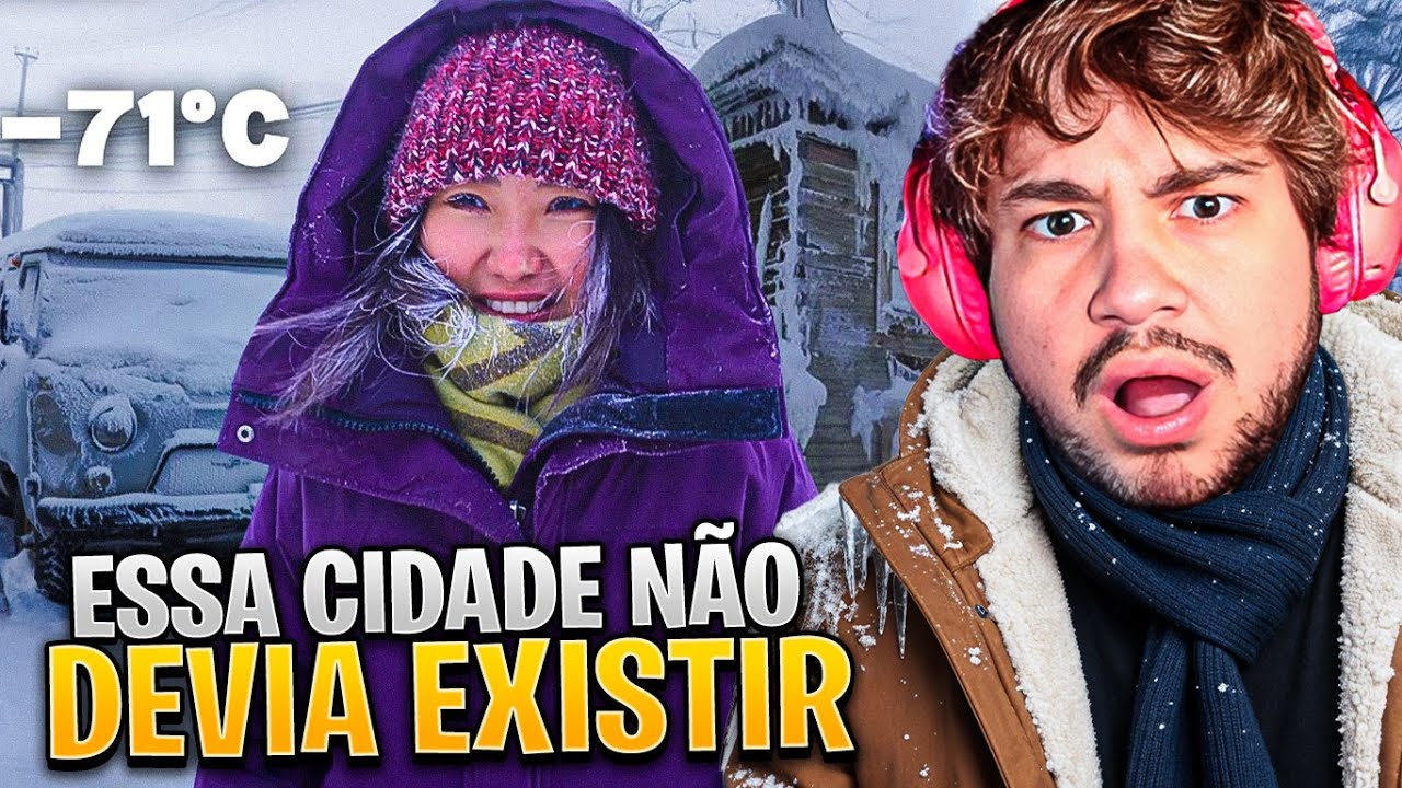 COMO É VIVER NA CIDADE MAIS FRIA DO MUNDO! 🥶 (-71 GRAUS) - React Kiun