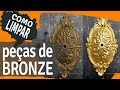 Como limpar peças de bronze