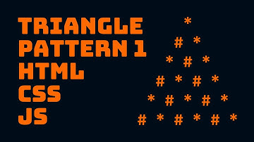 #44 Triangle Pattern 1 | HTML CSS JS | THINHPHAM
