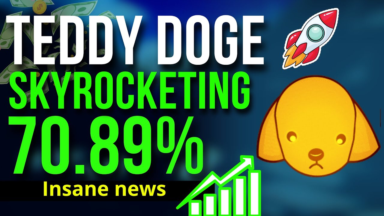 Teddy Doge Coin is Going Up 70.89%!!! | TEDDY Coin News and Updates!! | Crypto News