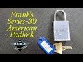 (1660) Frank&#39;s American Series-30 Padlock