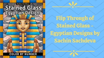 Flip Through of Stained Glass - Egyptian Designs by Sachin Sachdeva