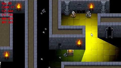 Dynamic lighting in Dungeon Demo