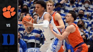 Clemson vs. Duke Men's Basketball Highlights (2021-22)