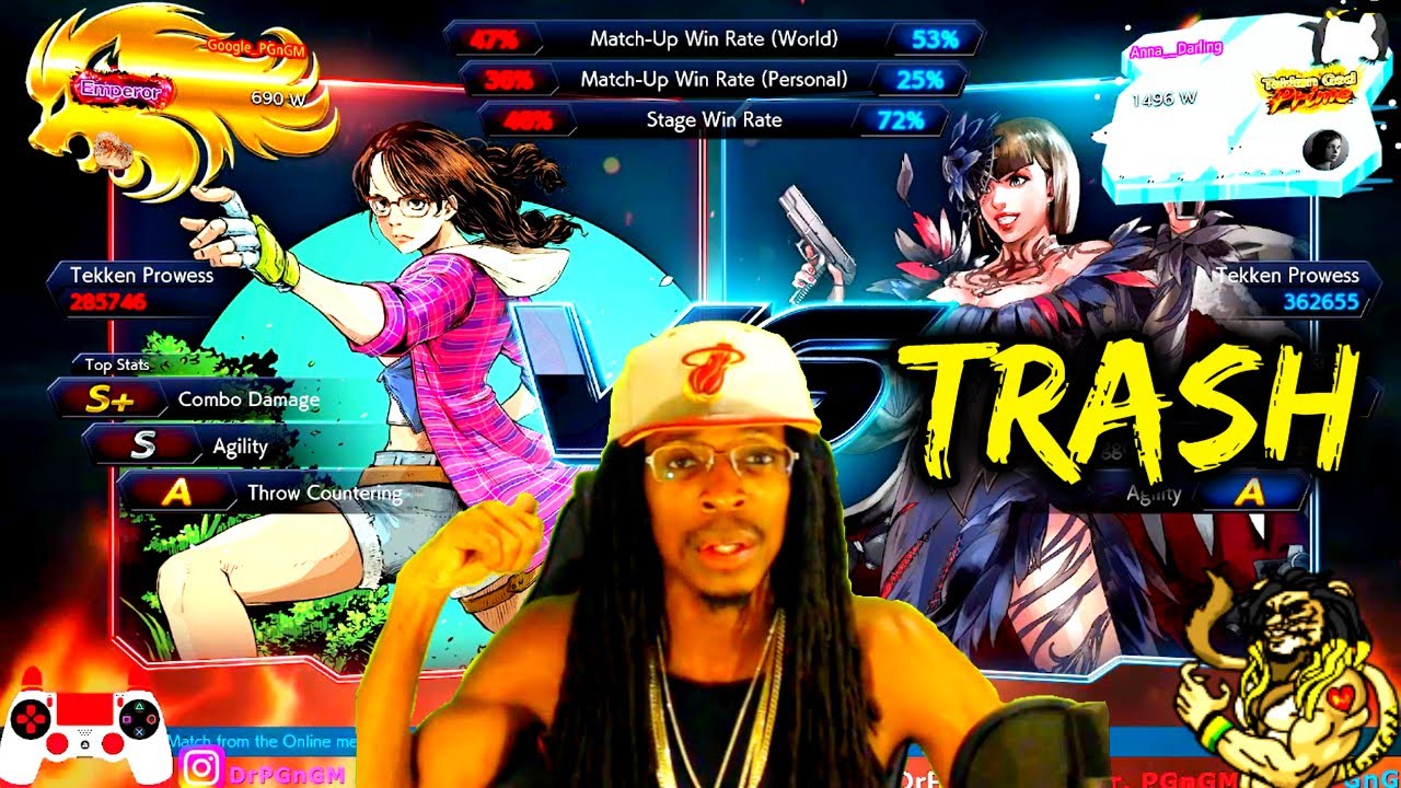 ANOTHER BUM! FAKE TGP EXPOSED! | TEKKEN 7 QUICK MATCH (ANNA VS JULIA)