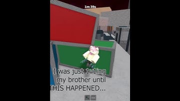 I was 1v1ing my brother until.. #mm2 #edit #roblox #shorts