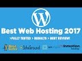 Best Web Hosting For Wordpress 2018