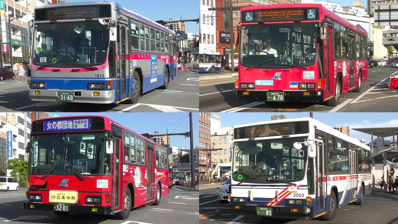 【再訪問】バスの行列を眺める＠長崎駅前バスターミナル