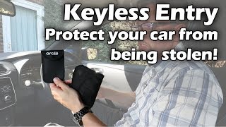 How to protect your car from being stolen if you have keyless entry.