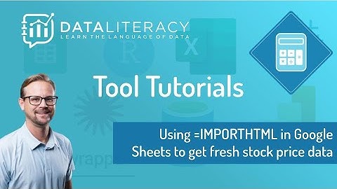 How to Bring Daily Stock Prices into Google Sheets with IMPORTHTML