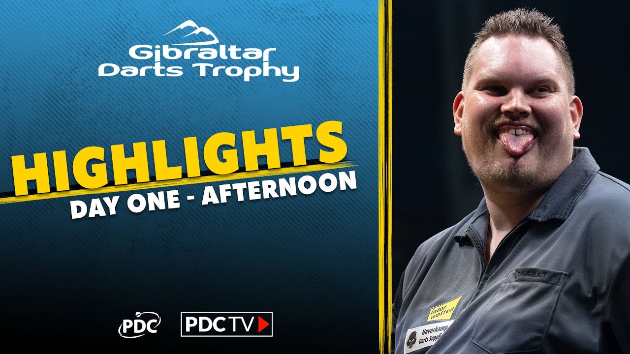 HOME SUCCESS! Day One Afternoon Highlights 2022 Gibraltar Darts Trophy