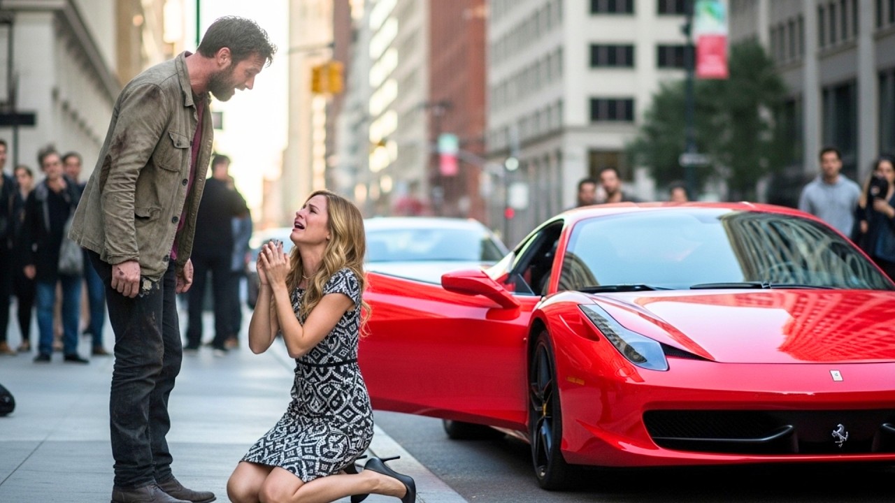 ESE MENDIGO VA A TOCAR MI FERRARI GRITO HEREDERA... 20 MIN DESPUES LE SUPLICO DE RODILLAS