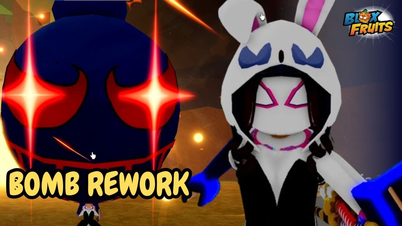 Novos poderes da fruta bomb rework no Blox Fruits - YouTube