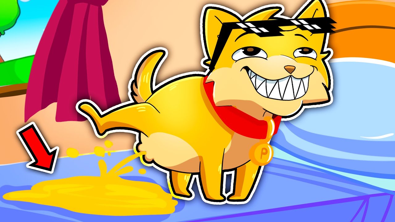 DIVENTO UN CANE PAZZO E DISTRUGGO CASA DEI MIEI PADRONI CON OGGETTI ILLEGALI! FACCIO PIPÌ OVUNQUE!