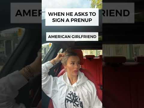 When He Asks To Sign A Prenup Shorts Russianvsamerican Russianwife Prenup Fyp Fun Viral Lol