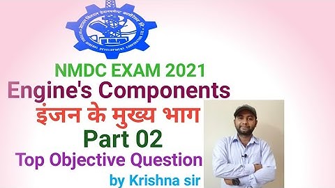 Nmdc Exam 2021-22/Engine Components Part 02/Automobile Objective Question/iti mmv/Diesel mech Mcq