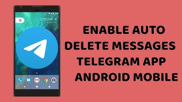 Telegram App | How to Enable Auto Delete Messages Feature | Auto Delete Messages Feature Enable