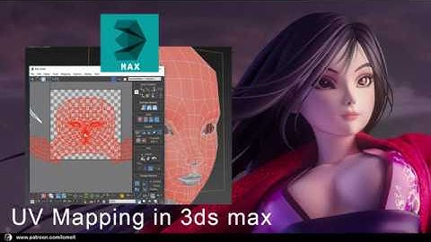 3D Modeling Mulan | Part 4 | UV Mapping in 3ds max | English