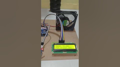 Temperature Based Fan Speed Control using Arduino Uno