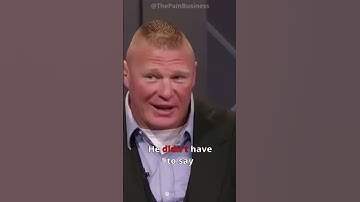 Brock Lesnar On Meeting Muhammad Ali🐐
