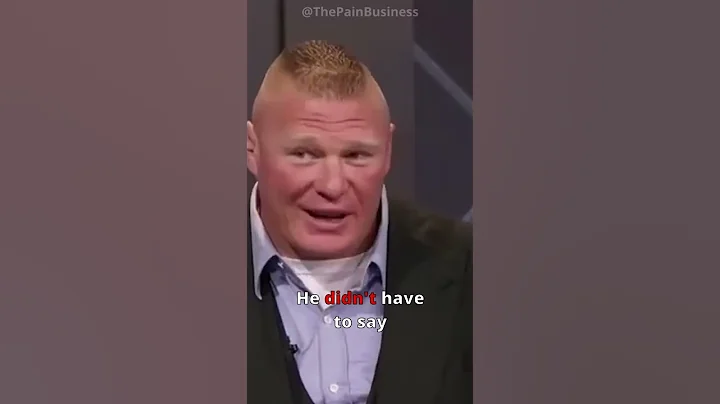 Brock Lesnar On Meeting Muhammad Ali🐐