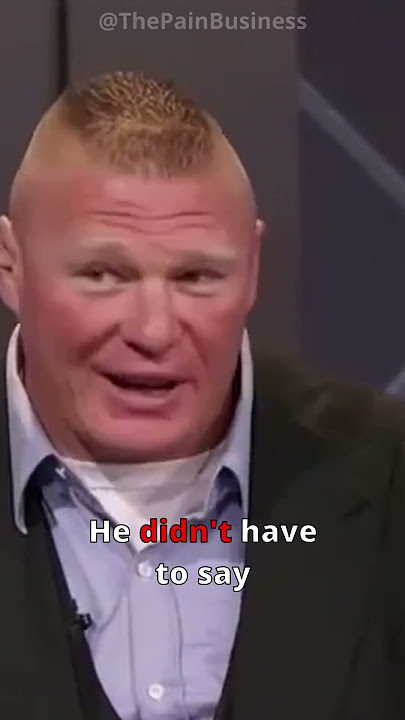 Brock Lesnar On Meeting Muhammad Ali🐐
