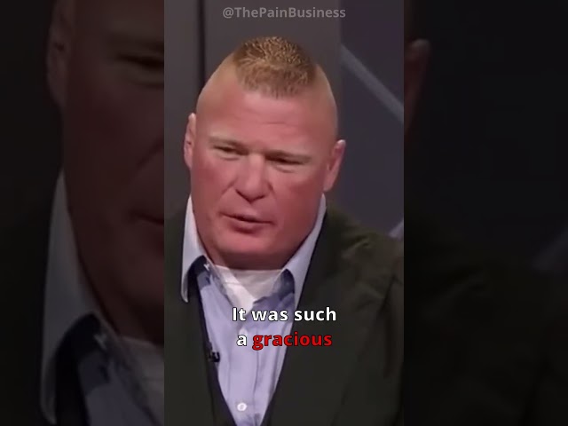 Brock Lesnar On Meeting Muhammad Ali🐐 class=