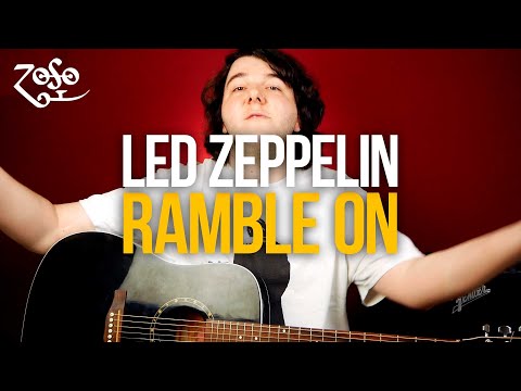 Как играть Led Zeppelin Ramble On на гитаре