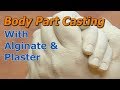 Casting Body Parts with Alginate and Fine Casting Plaster