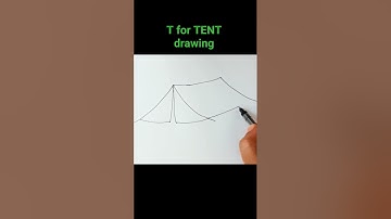 T for TENT drawing