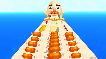 Sandwich Runner - Max Level Gameplay Walkthrough (IOS, Android) Part 9