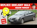 How To Replace Sidelight (Parking Light) -  Nissan Primera P12