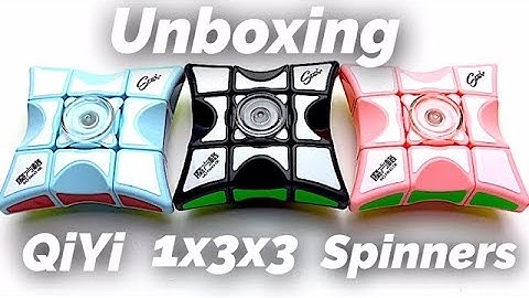 Unboxing QiYi 1x3x3 Spinners | SpeedCubeShop.com
