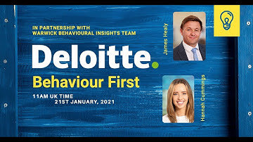WBIT talks - Deloitte, Behaviour First