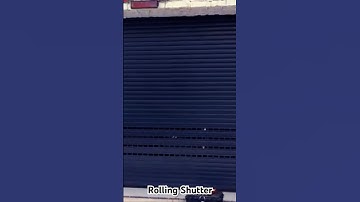 Rolling Shutter Closing #diyinstallation #automobile #doorautomation #garagedooropener #diyprojects