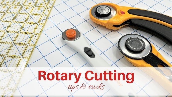 👍 HOW TO USE YOUR ROTARY CUTTER - 10 TIPS FOR BETTER RESULTS 