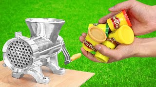 EXPERIMENT PLAY DOH VS MEAT GRINDER